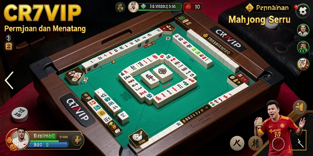 Tampilan gameplay Mahjong yang menarik di CR7VIP.