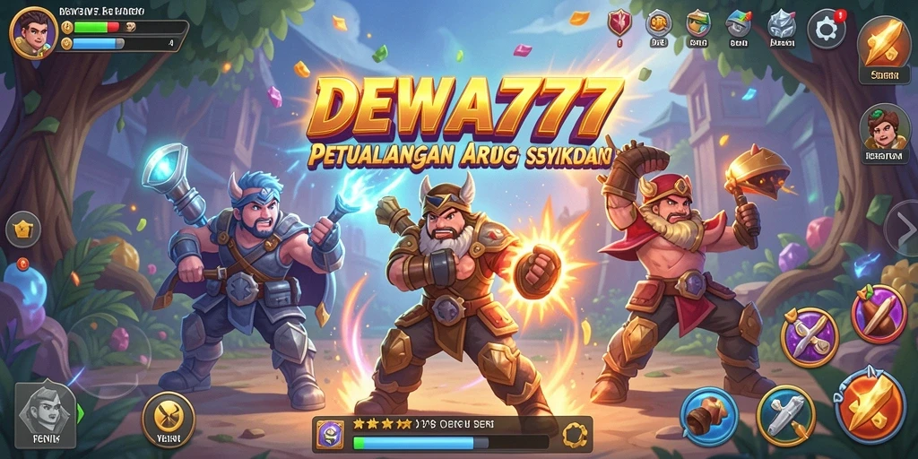 Screenshot dari DEWA777 menampilkan aksi gameplay seru di dunia arcade.