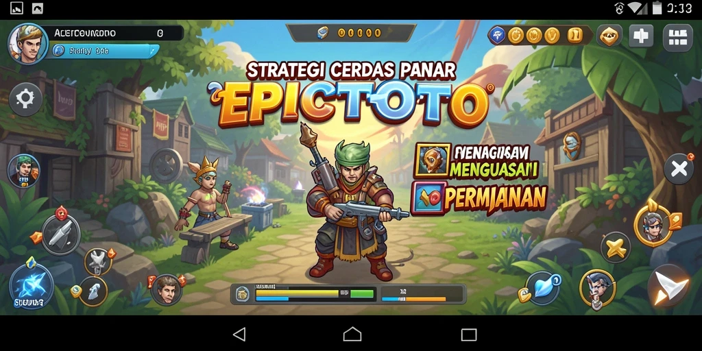 Tampilan gameplay EPICTOTO yang penuh strategi dan aksi.