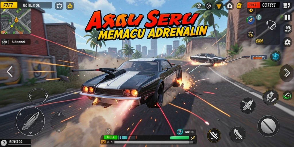 Tangkapan layar F7F7 menampilkan aksi mendebarkan di tengah pertempuran.