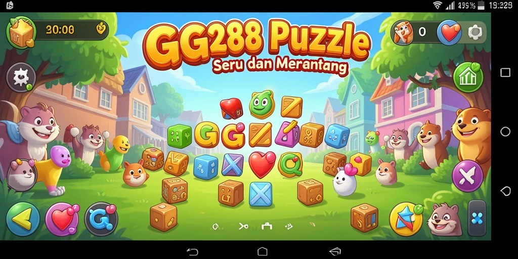 Tampilan screenshot GG288 menampilkan gameplay yang menantang dan seru.