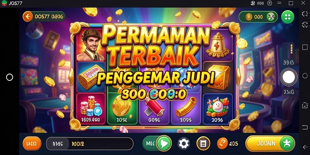 Tampilan gameplay yang menarik dan penuh aksi dari JOS77.