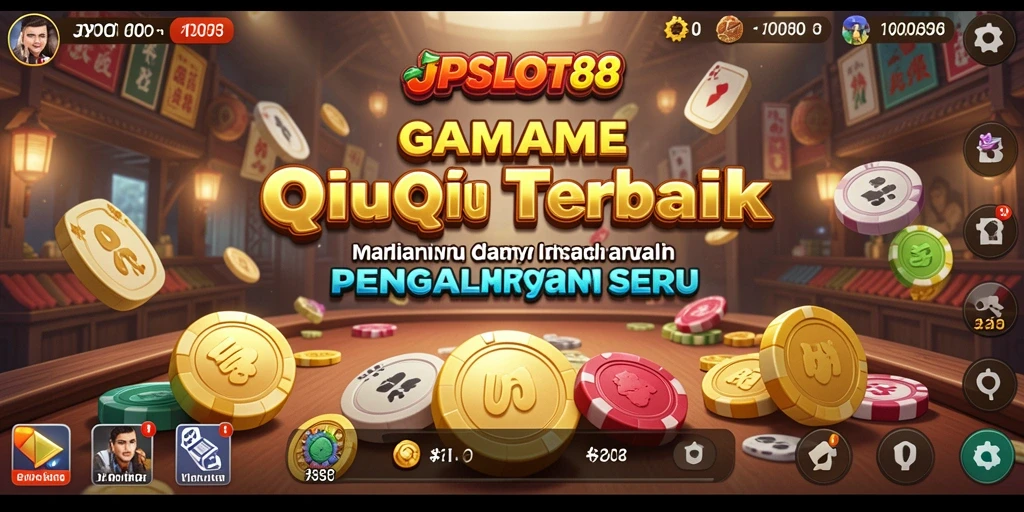 Screenshot JPSLOT88 menampilkan aksi seru permainan QiuQiu.