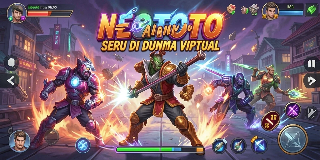 Screenshot NEOTOTO menampilkan aksi pertarungan yang mendebarkan dan grafis menawan.