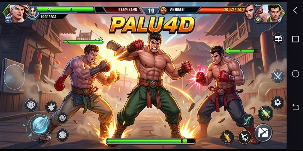 Gameplay seru PALU4D dengan pertarungan yang intens.