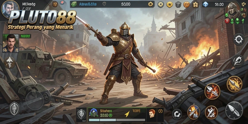 Tampilan gameplay <strong>PLUTO88</strong> dengan strategi mendalam dan seru.