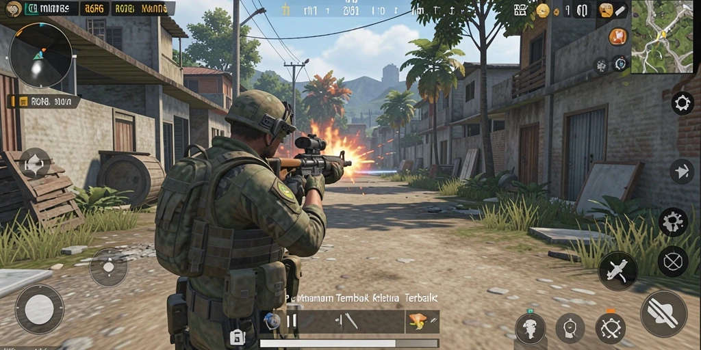 Tampilan gameplay R6R6 yang seru dan mendebarkan.
