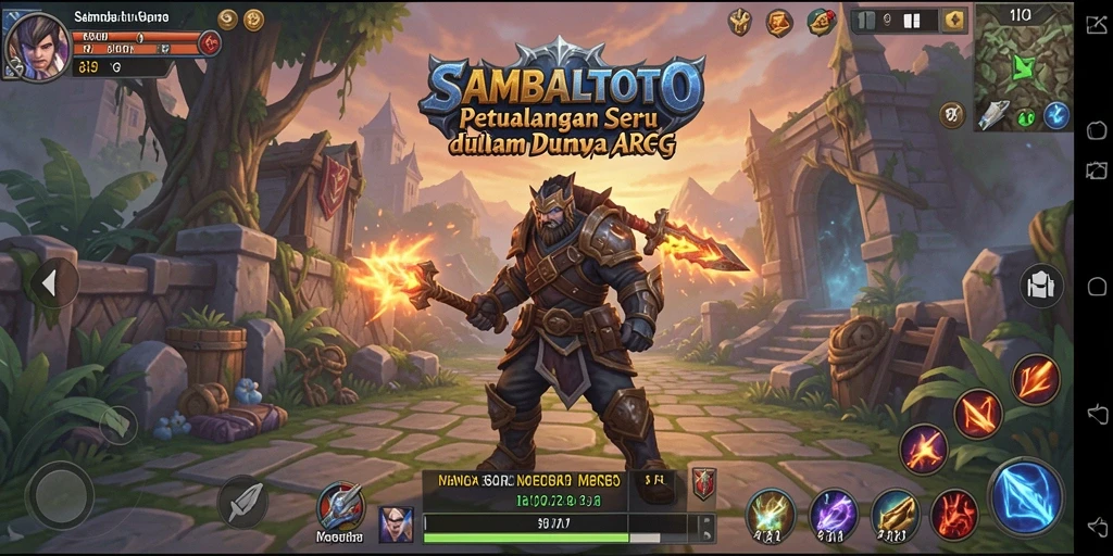 Tangkapan layar gameplay menampilkan aksi seru dalam ARPG.