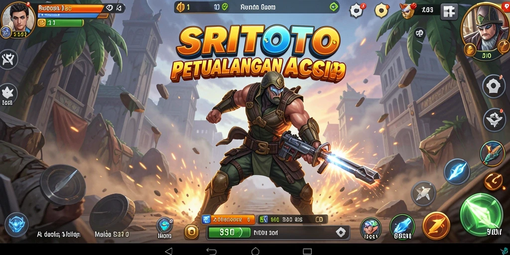 Tampilan seru gameplay SRITOTO yang penuh aksi.