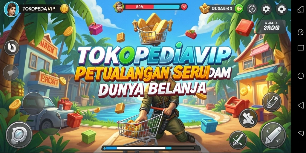 Tampilan gameplay <strong>TOKOPEDIAVIP</strong> yang seru dan menantang di dunia petualangan.