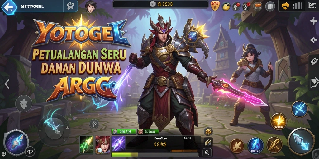 Tampilan gameplay seru di dunia fantasi YOTOGEL.
